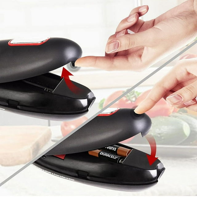 Electric Can Opener Mini One Touch Automatic Smooth Edges Jar Can Tin Touch No Sharp Edges Handheld Jar Openers Kitchen Bar Tool