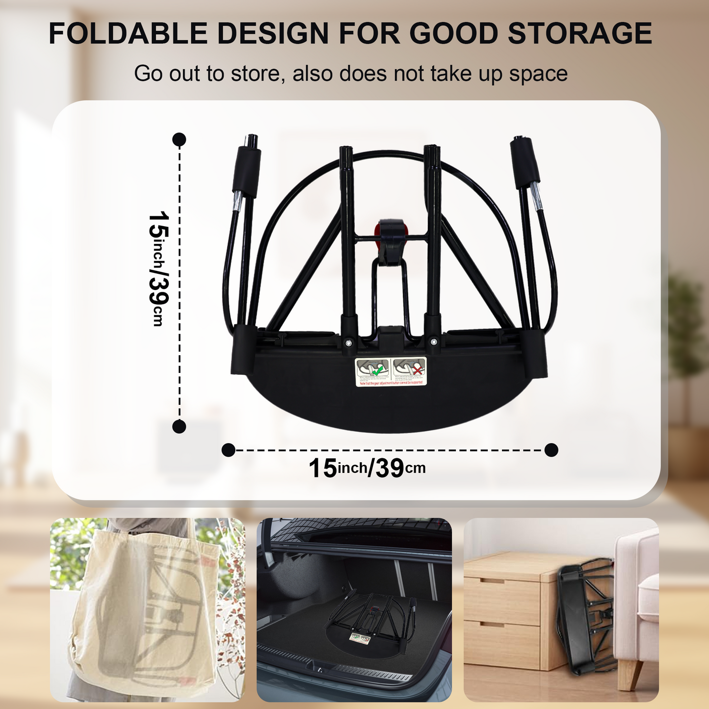 Baby Bouncer, Portable Baby Bouncer Seat, Infant Rocker Chair with 3 Recline Positions for Infants, Grey