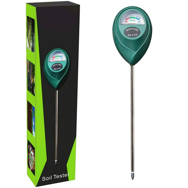 Soil Moisture Meter, Plant Water Monitor, Soil Hygrometer Sensor for Gardening, Farming, Indoor and Outdoor Plants, No Batteries Required