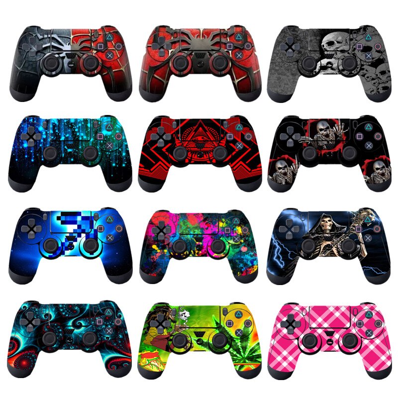 For Playstation 4 Sticker Controller Joystick Gameing Accessories Anti-slip Protector Skin Decal Stickers For SONY PS 4 Console
