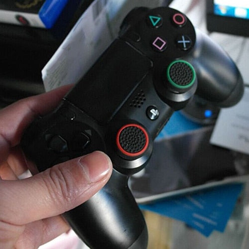 For Sony PlayStation 4 PS4/PS3/PS2 controller Accessory 4Pcs Controller Thumb Silicone Stick Grip Cap Cover for PS3 PS4 XBOX ONE