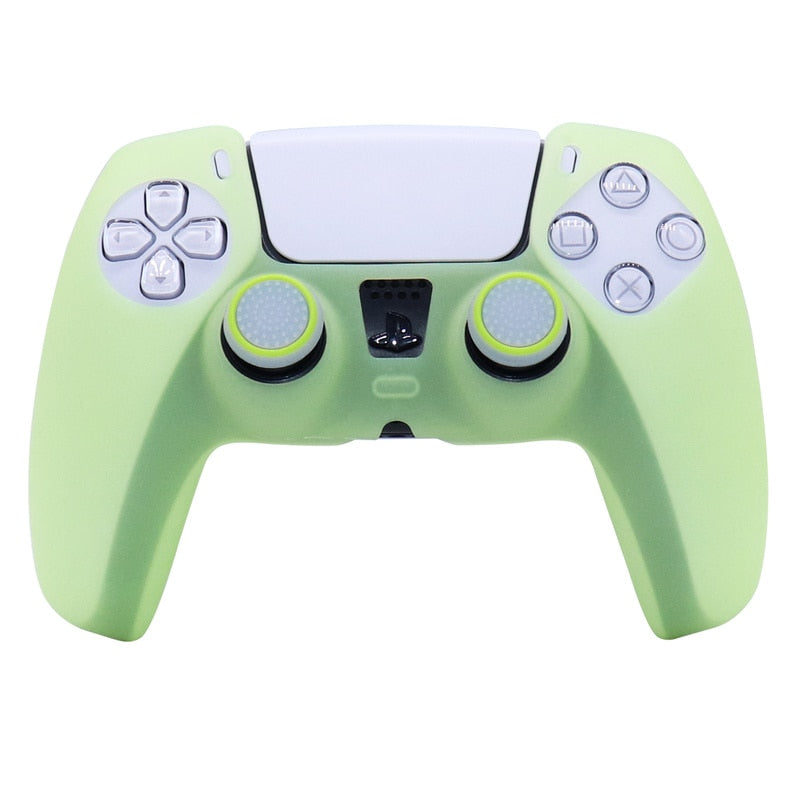 Glow in Dark Soft Silicone Case For Playstation4 5 Controle Games Accessories Gamepad Joystick Case Cover for PS4 PS5 Controller