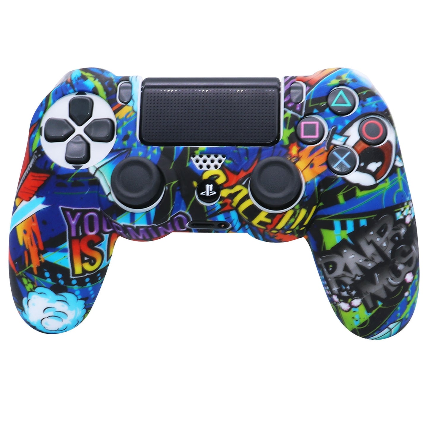 Silicone Controle Case Skin For PS4 Controller For Playstation 4 Dual shok 4 Slim Pro Video Game Accessories Gamepad Joystick