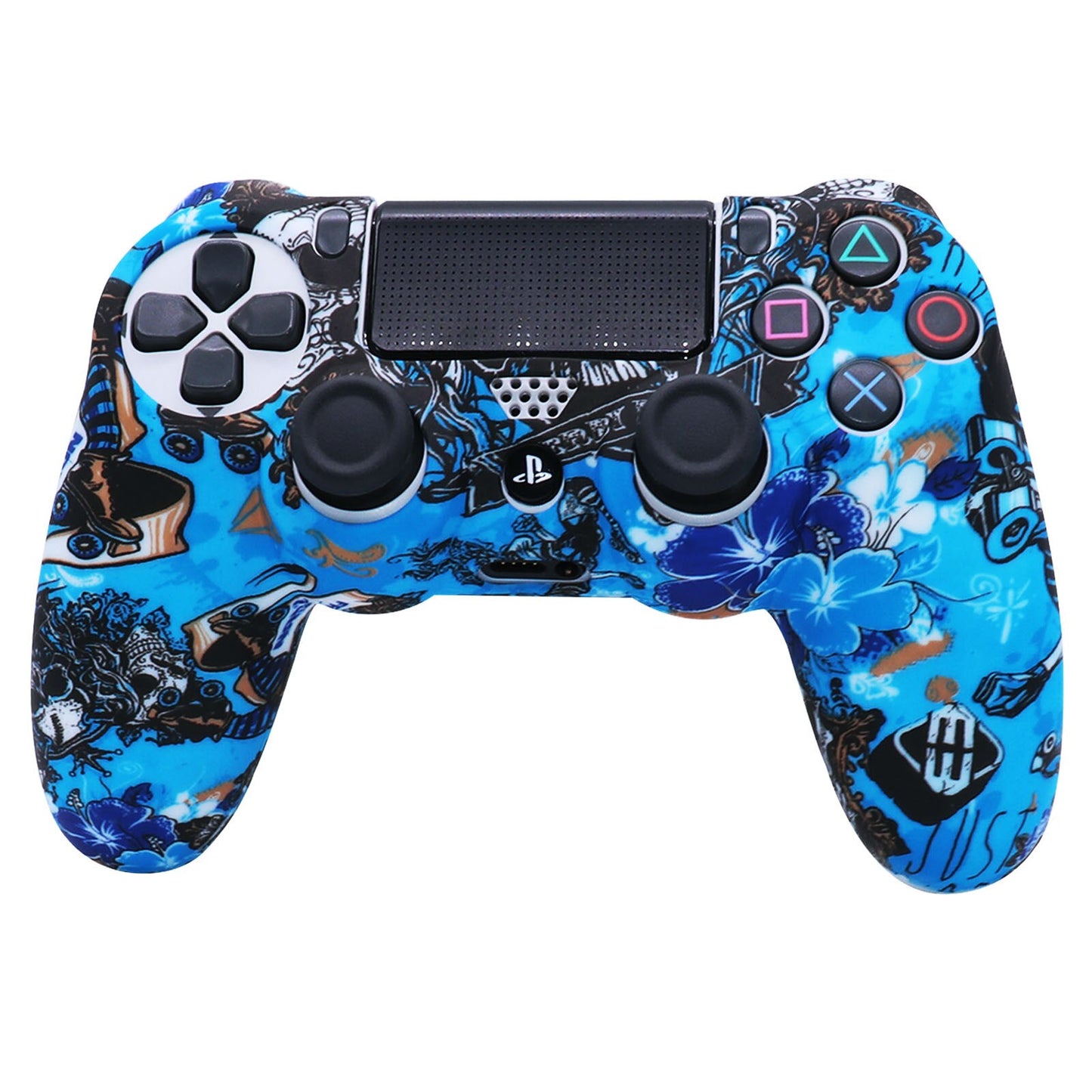 Silicone Controle Case Skin For PS4 Controller For Playstation 4 Dual shok 4 Slim Pro Video Game Accessories Gamepad Joystick