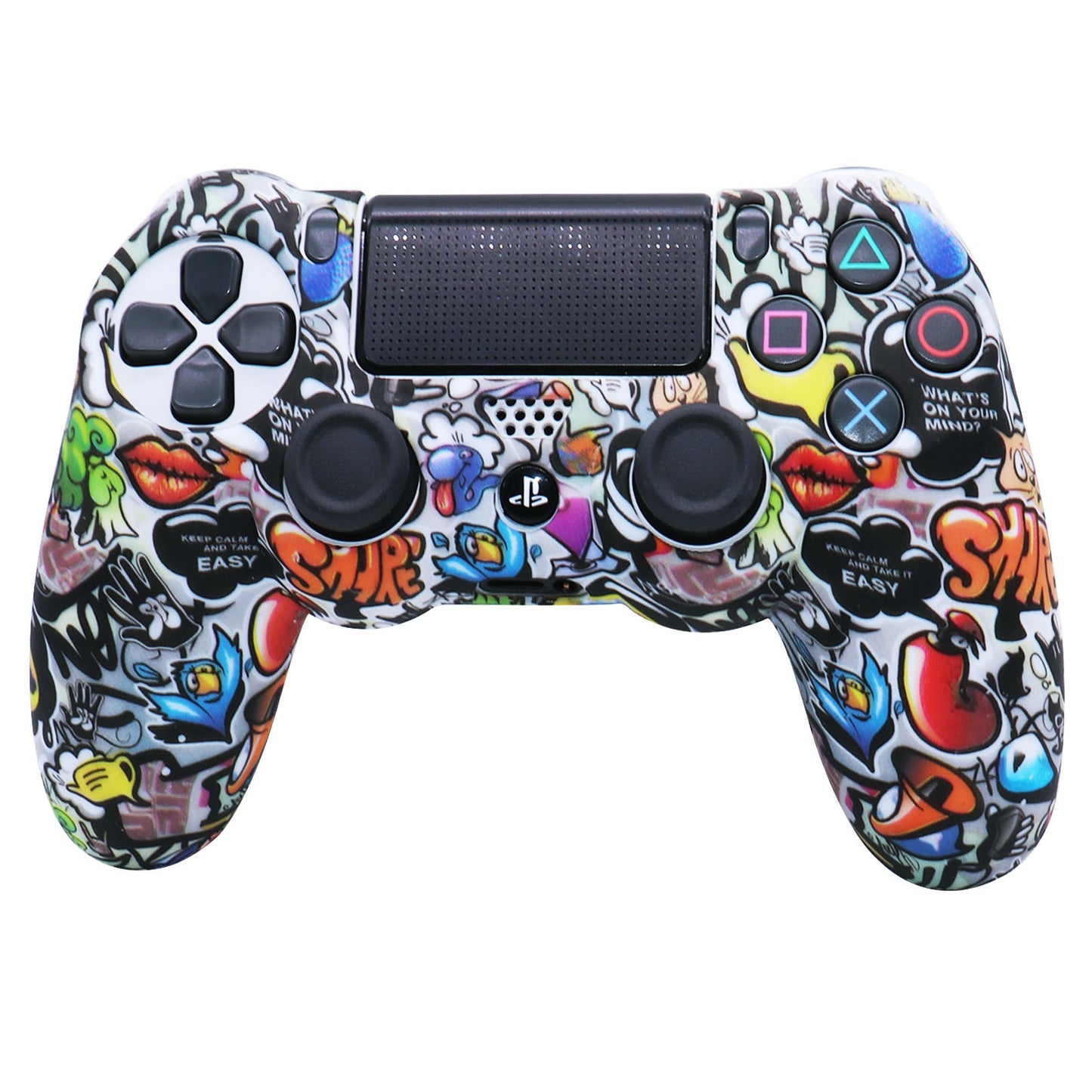 Silicone Controle Case Skin For PS4 Controller For Playstation 4 Dual shok 4 Slim Pro Video Game Accessories Gamepad Joystick