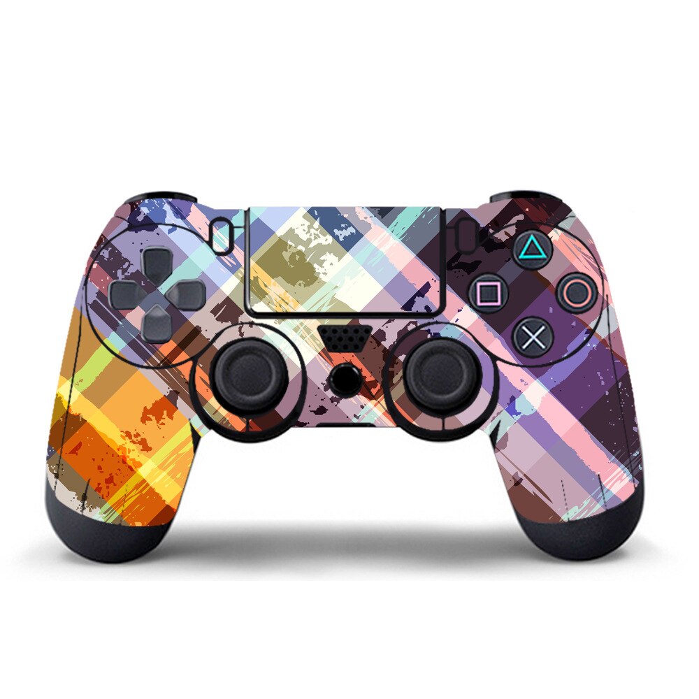 Skin Sticker For PlayStation 4 PS4 Gameing Controller Accessories Protection Anti-slip Decal Stickers For SONY PS 4 Console Case