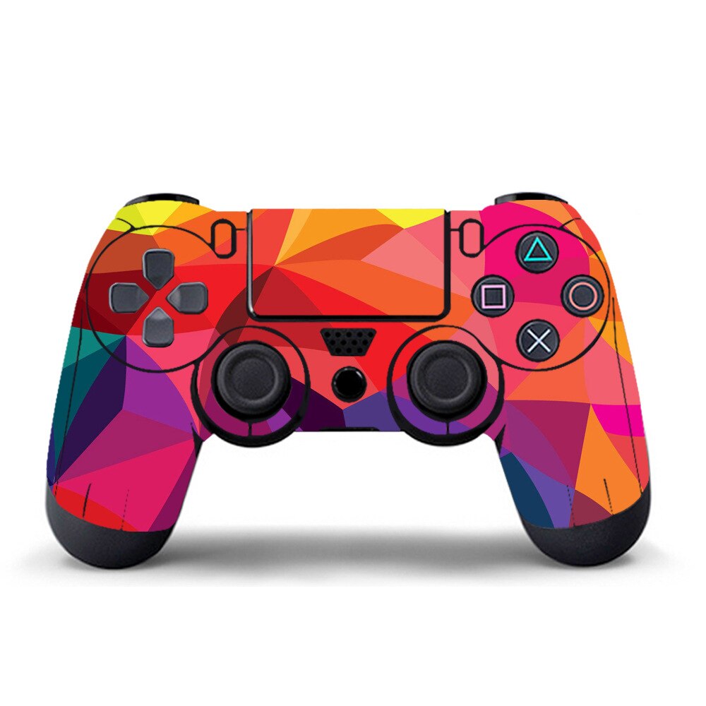 Skin Sticker For PlayStation 4 PS4 Gameing Controller Accessories Protection Anti-slip Decal Stickers For SONY PS 4 Console Case