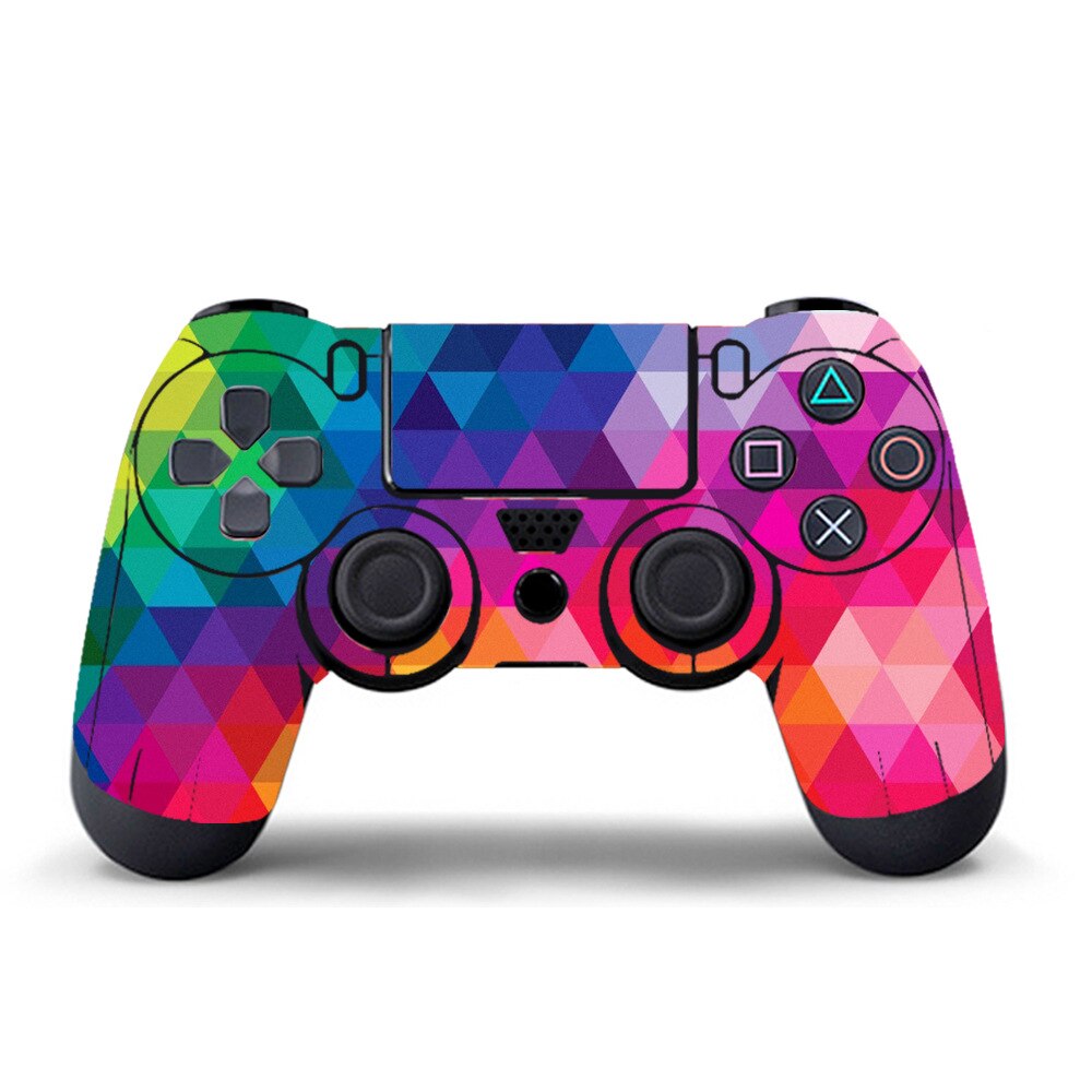 Skin Sticker For PlayStation 4 PS4 Gameing Controller Accessories Protection Anti-slip Decal Stickers For SONY PS 4 Console Case