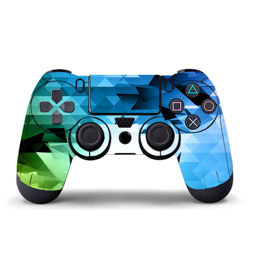 Skin Sticker For PlayStation 4 PS4 Gameing Controller Accessories Protection Anti-slip Decal Stickers For SONY PS 4 Console Case