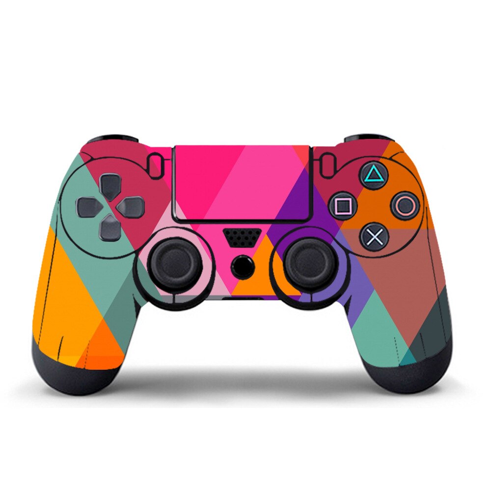 Skin Sticker For PlayStation 4 PS4 Gameing Controller Accessories Protection Anti-slip Decal Stickers For SONY PS 4 Console Case