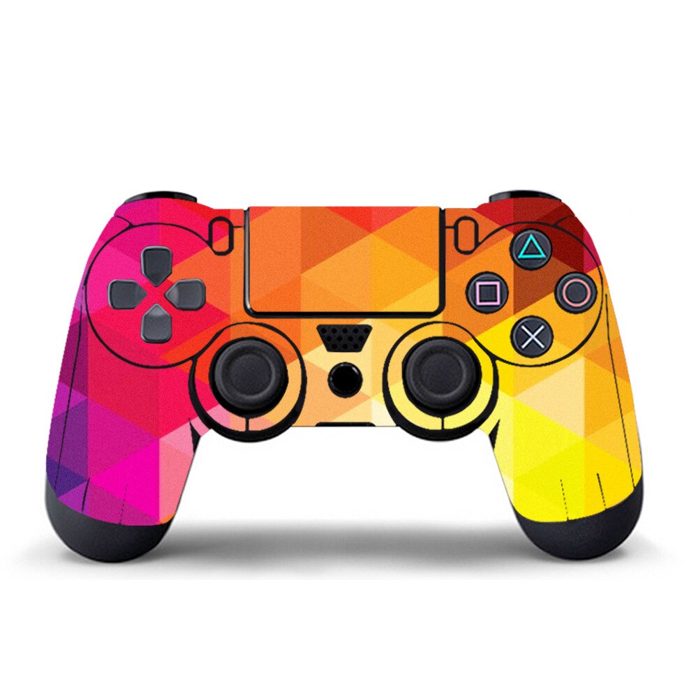 Skin Sticker For PlayStation 4 PS4 Gameing Controller Accessories Protection Anti-slip Decal Stickers For SONY PS 4 Console Case