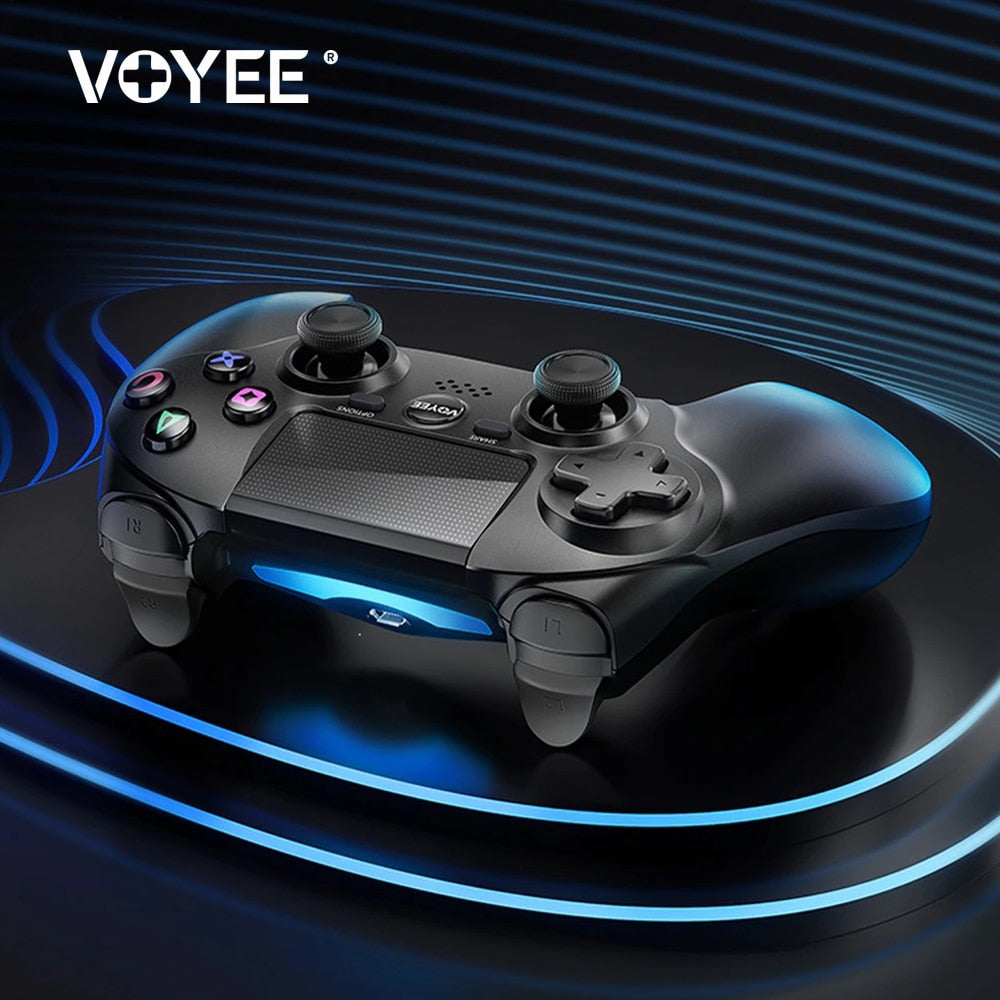 VOYEE Gamepad For PS4 Controller Wireless Bluetooth Joystick for Android iPhone Phone Gamepad Controller for PS4 PC Control