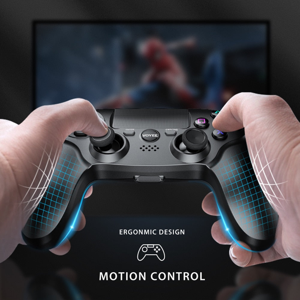 VOYEE Gamepad For PS4 Controller Wireless Bluetooth Joystick for Android iPhone Phone Gamepad Controller for PS4 PC Control