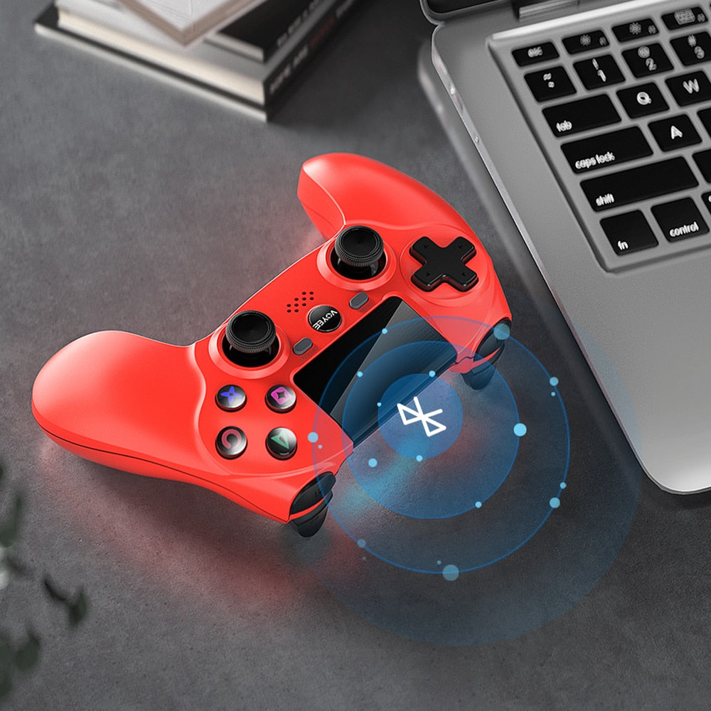 VOYEE Gamepad For PS4 Controller Wireless Bluetooth Joystick for Android iPhone Phone Gamepad Controller for PS4 PC Control