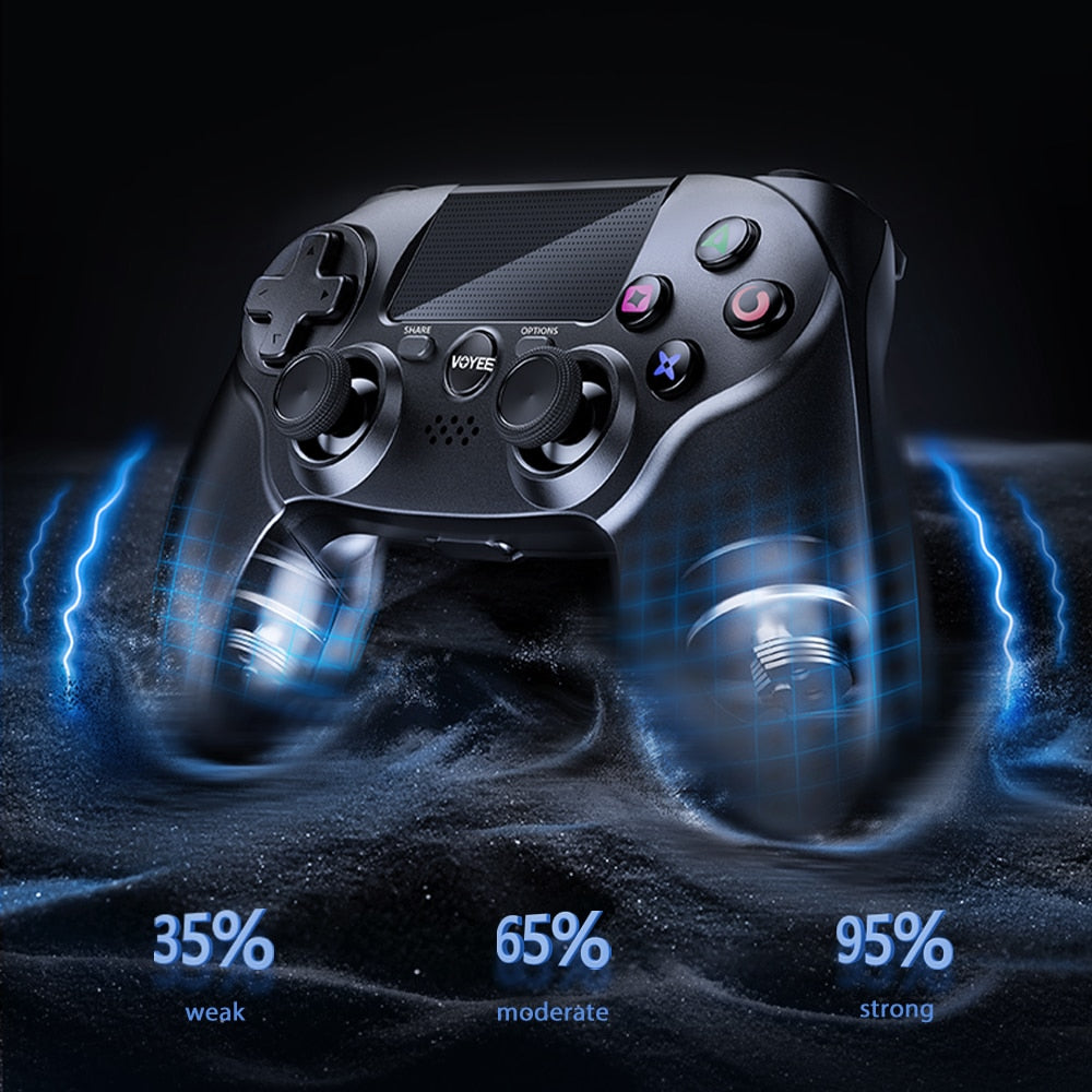 VOYEE Gamepad For PS4 Controller Wireless Bluetooth Joystick for Android iPhone Phone Gamepad Controller for PS4 PC Control