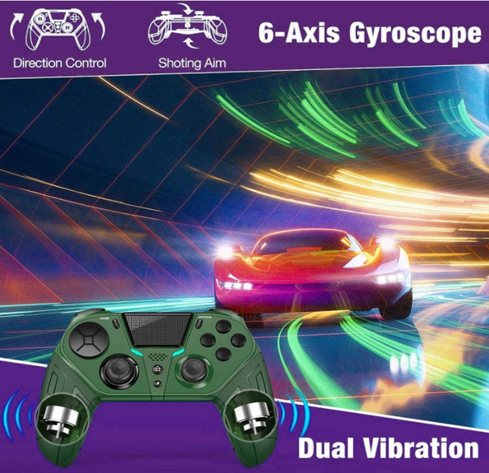 Wireless Game Gamepad For PS4 Elite/Slim/Pro Console For Dualshock 4 Controller With Programmable Back Button Support Turbo