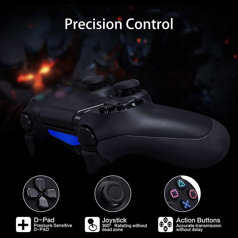 ps4 wireless gamepad Six-axis Gyroscope Gamepad Controller for PC Ps4 Console Playstation 4 Mobile PC Button Joystick
