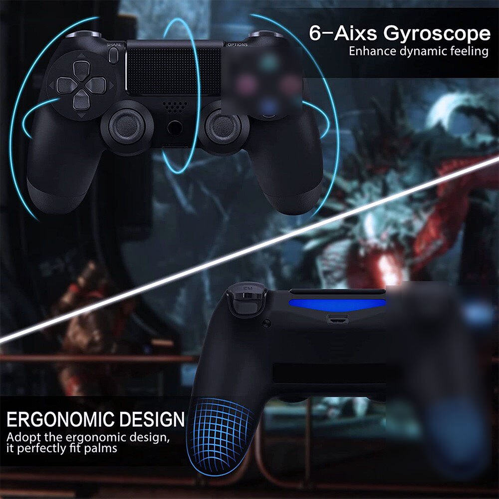 ps4 wireless gamepad Six-axis Gyroscope Gamepad Controller for PC Ps4 Console Playstation 4 Mobile PC Button Joystick